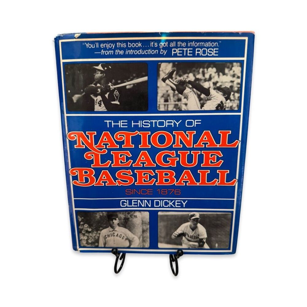 The History of National League Baseball by Glenn Dickey Hardcover Book